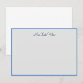 Carte de note personnalisée Miss America USA Pagea (Devant / Derrière)