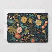 Carte de note personnalisée Rustic Farmhouse Flora (Dos)