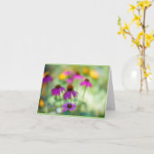 Carte de note personnelle (Fleur jaune)