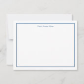 Carte de note personnelle Blue Grey (Devant)