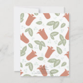 Carte de note personnelle de l'icône rouge Tulip D (Dos)