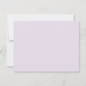 Carte de note personnelle des champs de lavande aq (Dos)