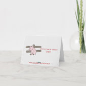 Carte de note petit rose (Dos)