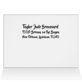 Carte de note Piano Peinture (Intérieur Horizontal (haut))