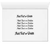 Carte de note Piano Peinture (Intérieur Horizontal (Bas))