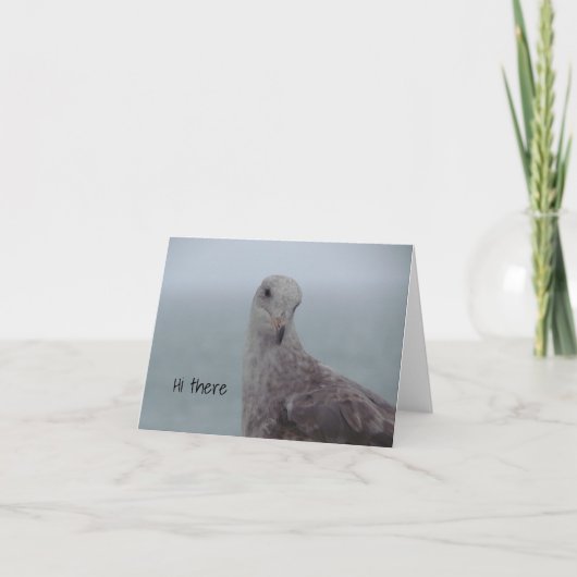 Carte de note Pigeon "Hi There" (Devant)