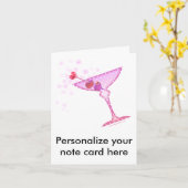 Carte de note - PINK MARTINI (Fleur jaune)