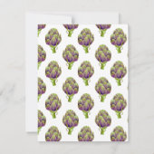 Carte de note plat Artichoke (Dos)