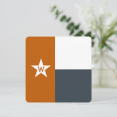 Carte de note plat Burange & Grey Texas (Debout devant)