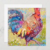 Carte de note plat carré (Devant / Derrière)