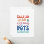 Carte de note plat d'été (Devant/Arrière en situation)