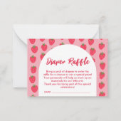 Carte de note plat doux Bébé Raffle Berry (Devant)