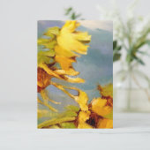 Carte de note plat moderne (Debout devant)