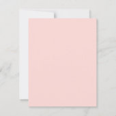 Carte de note plat personnalisée Art Abstrait colo (Dos)