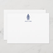 Carte de note plat personnalisée Ginger Jar (Devant / Derrière)