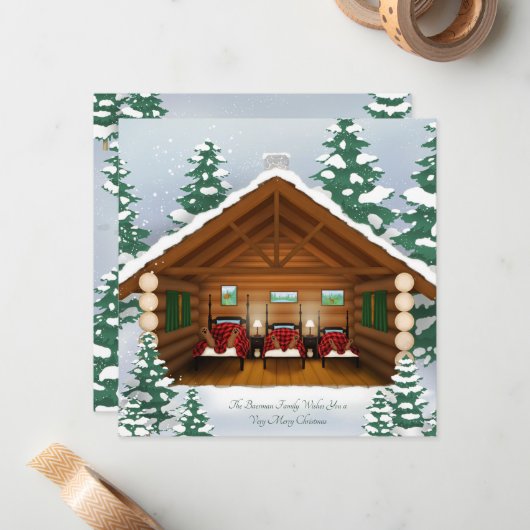 Carte de note plate (Devant/Arrière en situation)