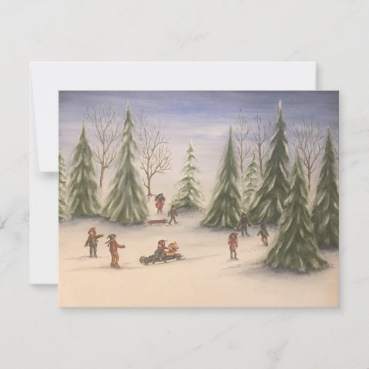 Carte de note plate (Devant)