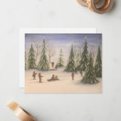 Carte de note plate (Devant/Arrière en situation)