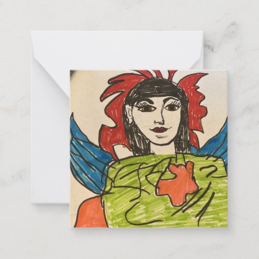 Carte de note plate (Devant)