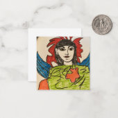 Carte de note plate (Devant/Arrière en situation)