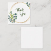 Carte de note plate (Devant / Derrière)