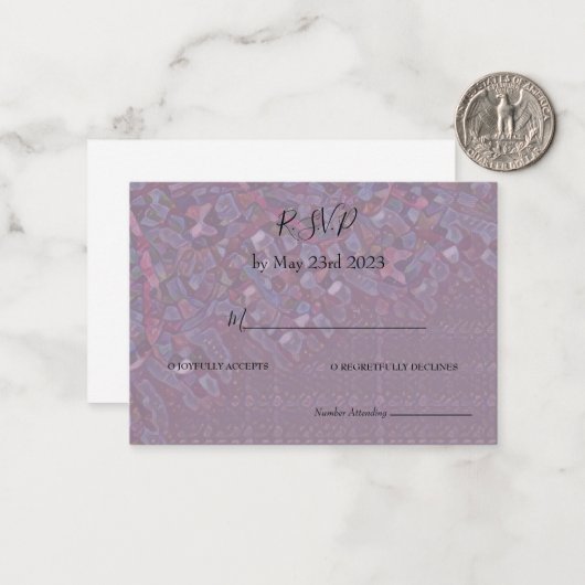 Carte de note plate (Devant/Arrière en situation)