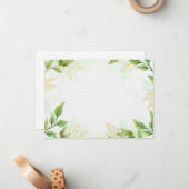 Carte de note plate (Devant/Arrière en situation)