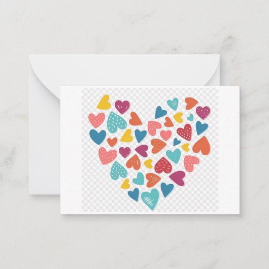 Carte de note plate (Devant)