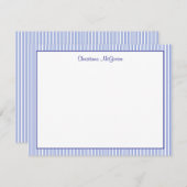 Carte de note plate (Devant / Derrière)