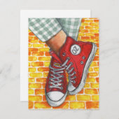 Carte de note plate (Devant / Derrière)