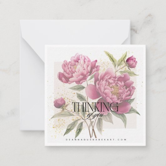 Carte de note plate (Devant)