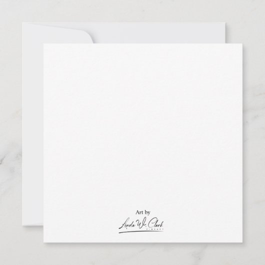 Carte de note plate (Dos)