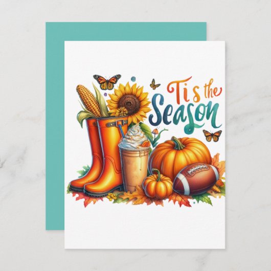 Carte de note plate (Devant / Derrière)