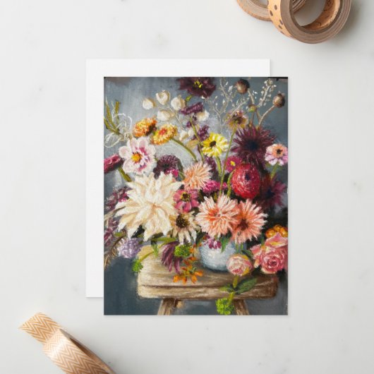 Carte de note plate (Devant/Arrière en situation)