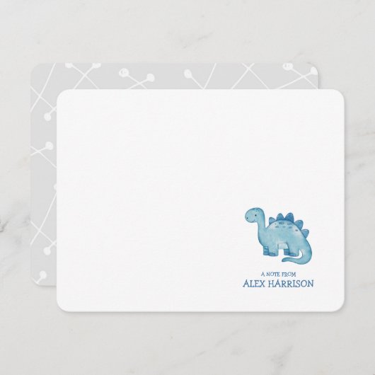 Carte de note plate (Devant / Derrière)