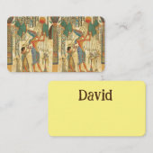 Carte de note plate personnalisée Égypte ancienne (Devant / Derrière)