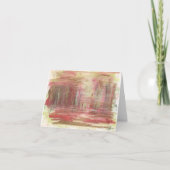 Carte de note pliée 4 pouces x 5,6 pouces - "Bosqu (Devant)