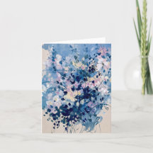 Carte de note pliée classique