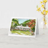 Carte de note pliée de la clé de chou (Fleur jaune)