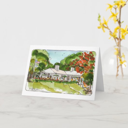 Carte de note pliée de la clé de chou (Fleur jaune)