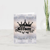 Carte de note pliée de la MDM Queen of my life Par (Devant)