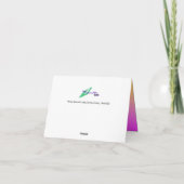 Carte de note pliée : Doberman (Dos)