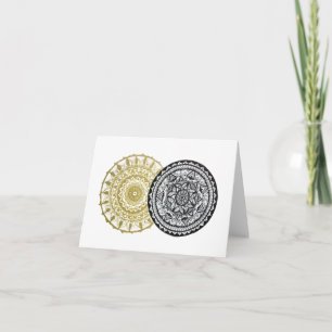 Carte de note pliée Eclipse
