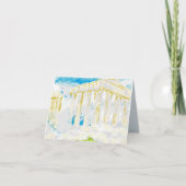 Carte de note pliée : Jour de brume (Devant)