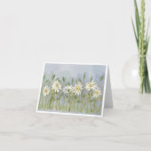 Carte de note pliée marguerite (Devant)
