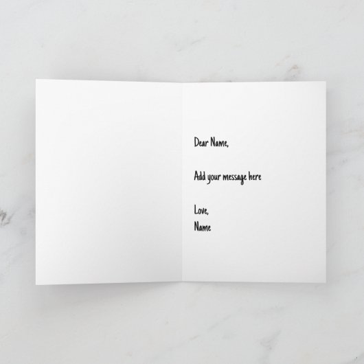 Carte de note pliée Oops (Intérieur)