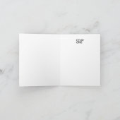 Carte de note pliée pour fille mignonne (Intérieur)