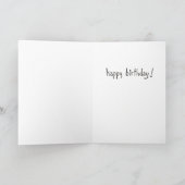 Carte de note pliée pour l'anniversaire de naissan (Intérieur)
