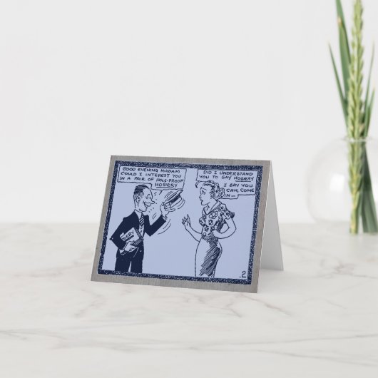 Carte de note pliée vintage "Bible Tijuana" (Devant)