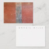 Carte de note Pompeii Ochre Wall Merci (Devant / Derrière)